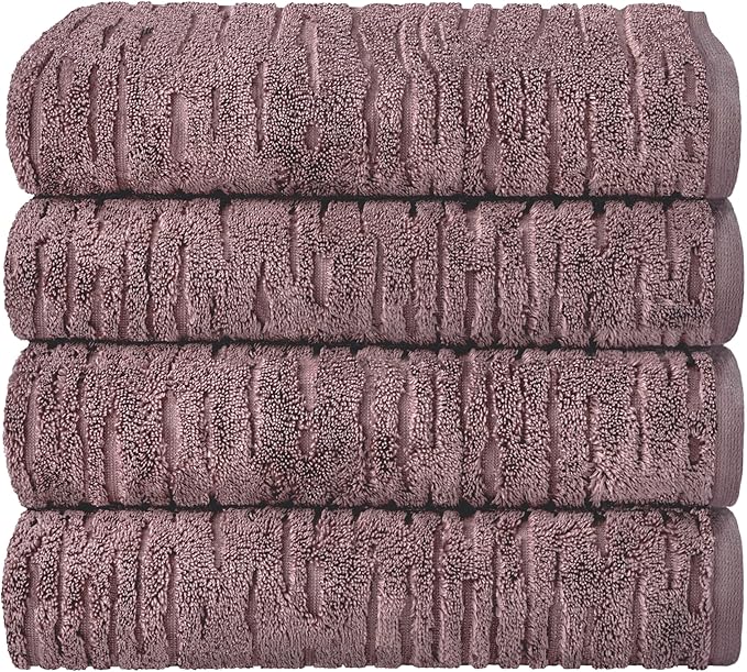 SKL Home CloudSoft Cotton Luxury 4 Pc Bath Towel Set