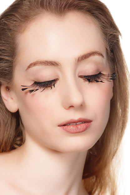 Dorisue Halloween eyelashes Yzma Eyelashes Dsiney Spider eyelashes Firework Feather eyelashes Custom Cosplay Dramatic Extra Long lashes for PartyZ
