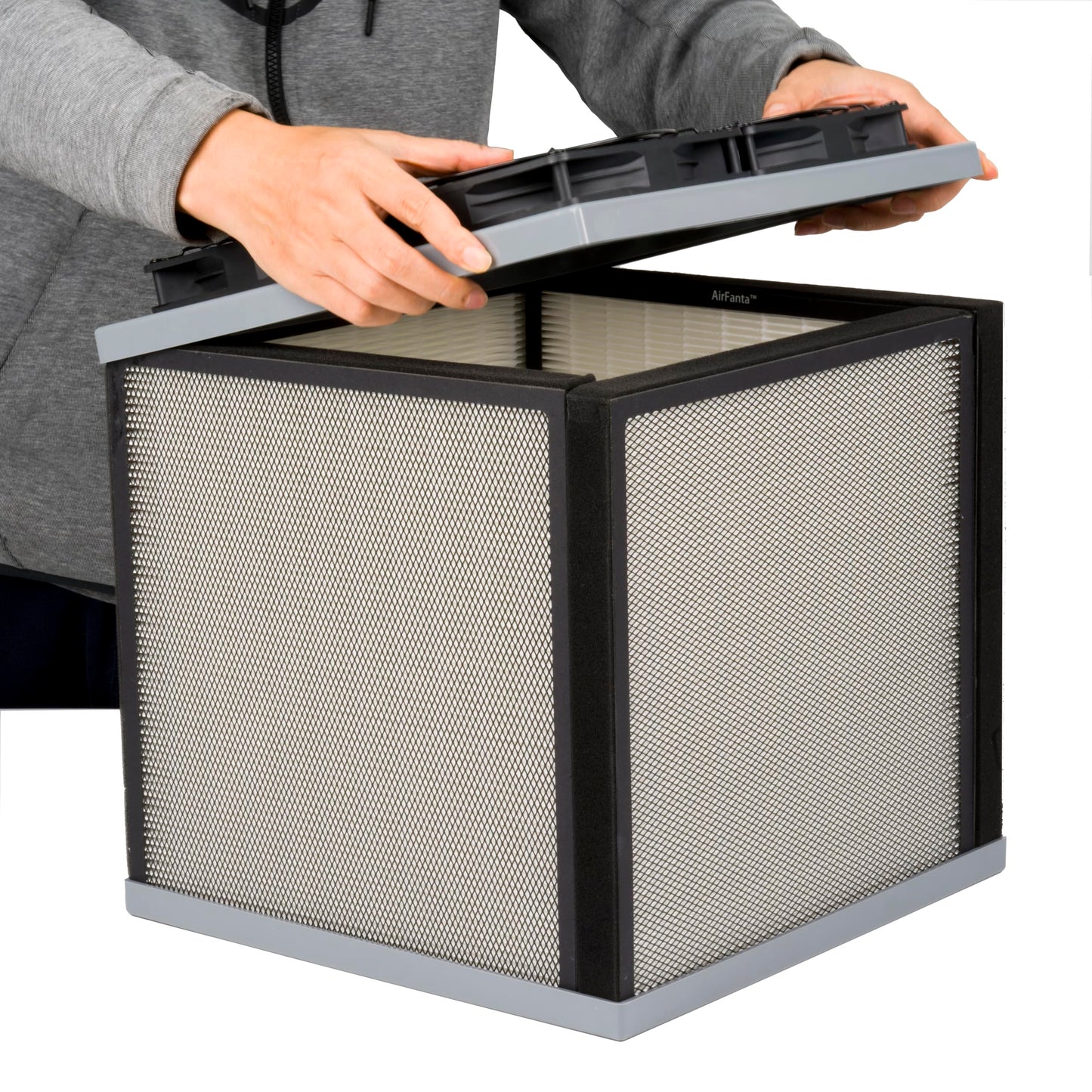 AirFanta 3Pro, Air purifer for house up to 3229ft2, CADR super large 430cfm, collapsible, can be packed into a 20 inch suitcase. UL and CARB certificated. (3Pro(with HEPA+Carbon filters))