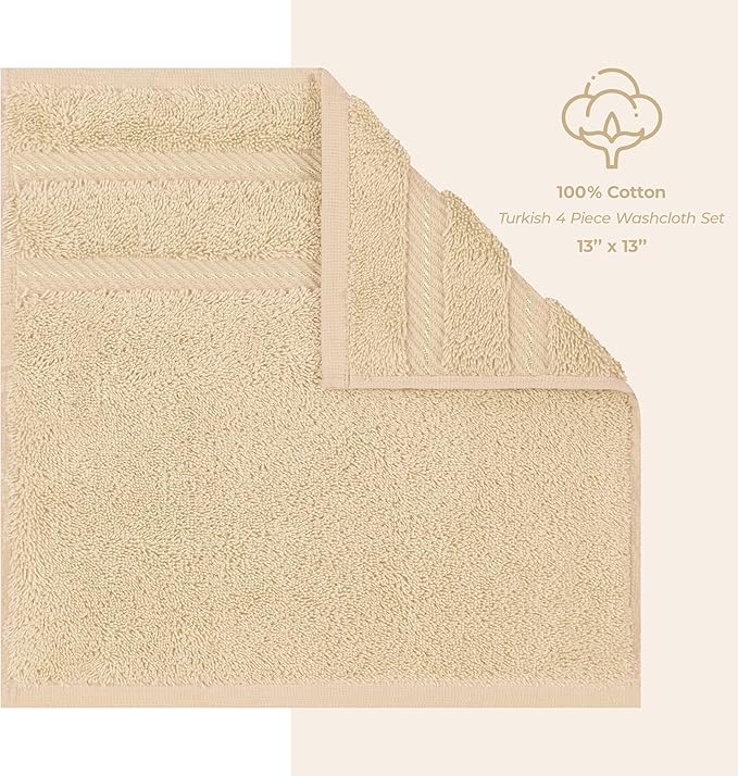 American Soft Linen Luxury Washcloths