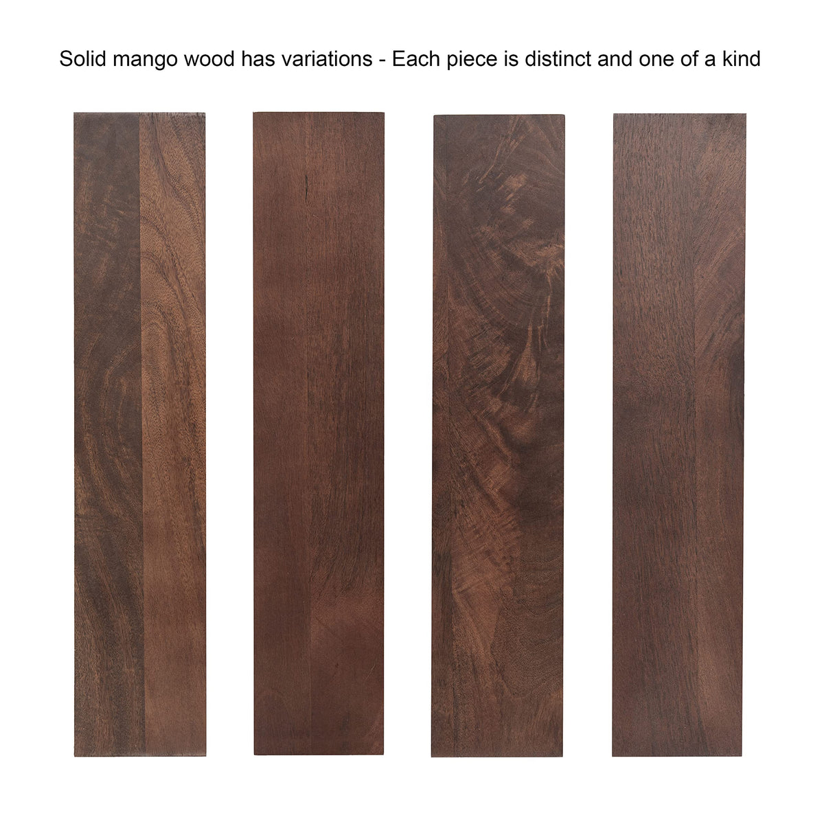 Kate and Laurel Atwood Three-Tiered Adjustable Mango Wood Wall Shelf, 32 x 10 x 30, Walnut Brown and Black, Modular Shelving Unit and Wall Organizer for Entryway Storage or Living Room Display Shelves