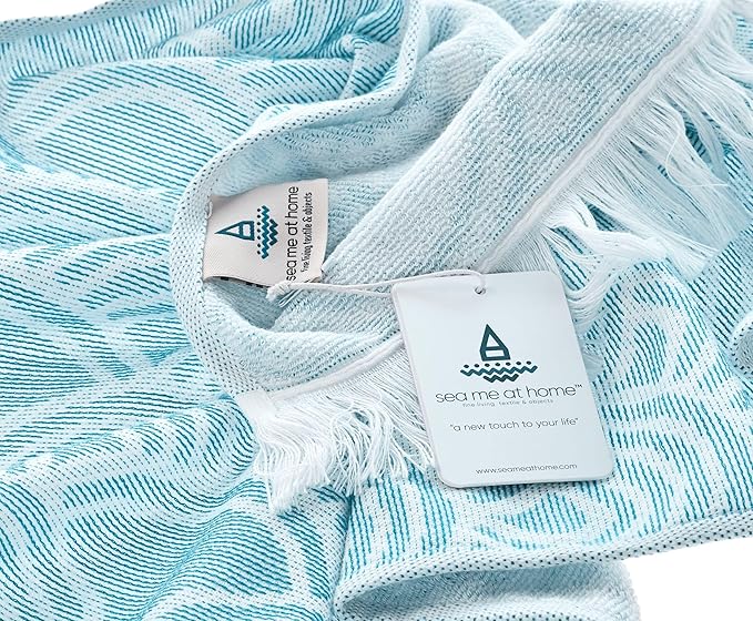 sea me at home Turkish Hand Towels