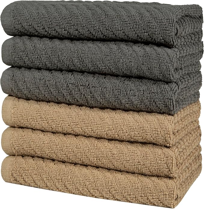 Premium Kitchen Towels | Large Cotton Kitchen Hand Towels | Dish Towels |