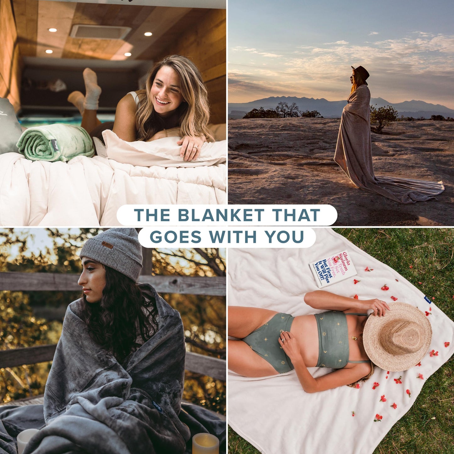 Bare Home Fleece Blanket - Full/Queen - Ultra-Soft Lightweight for Bed, Sofa, and Couch - Luxury Microplush - Cozy Warm Blanket (Full/Queen, Grey)