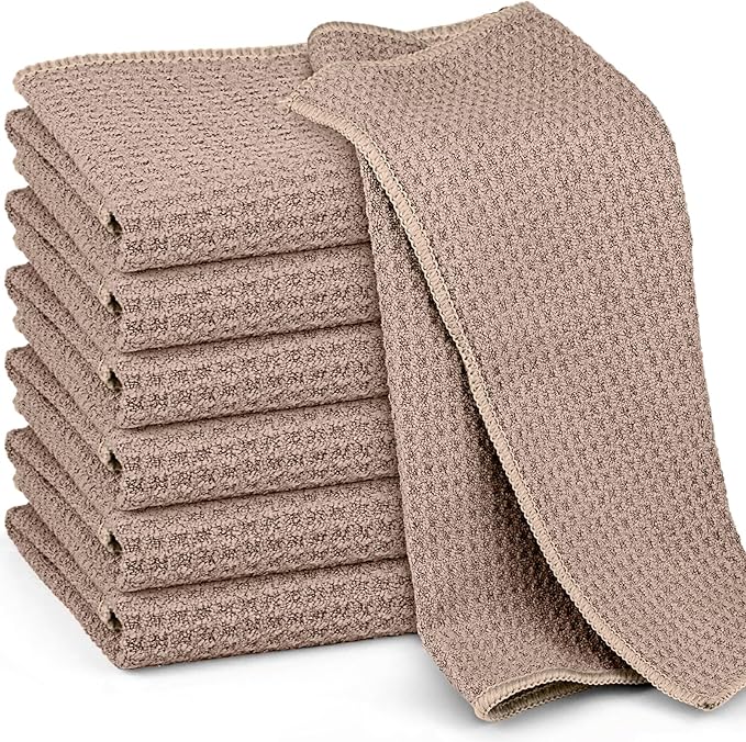 Microfiber Cleaning Cloth Waffle Weave