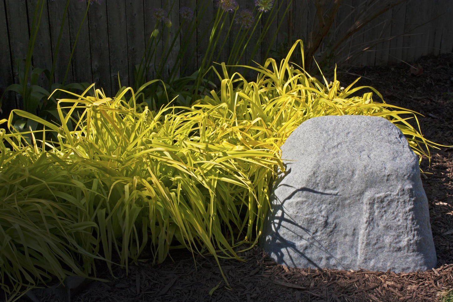 Emsco Group 2282 Natural Granite Appearance – Extra Large & Tall – Lightweight – Easy to Install Landscape Rock, Large