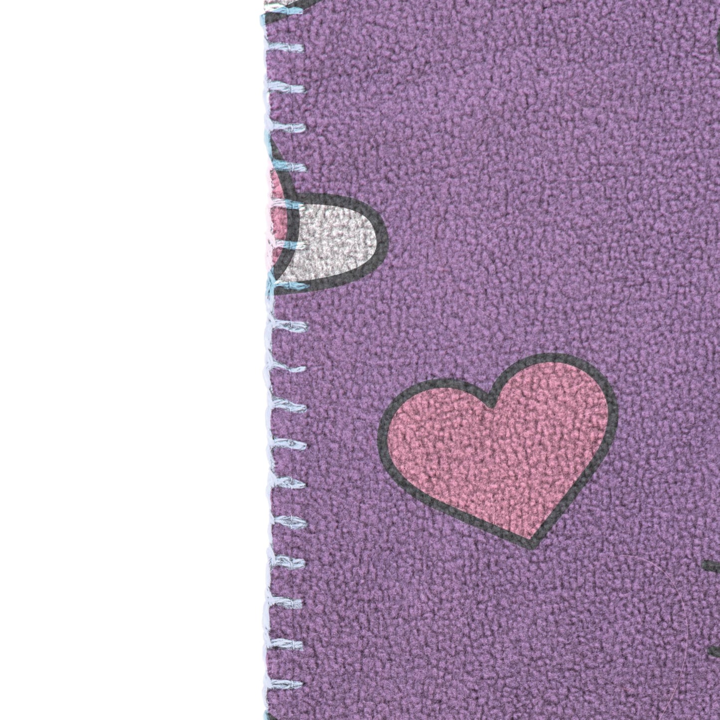 Jay Franco Plush Throw Blanket – Soft & Cozy Fleece Throw for Bedroom & Couch Décor, Official Licensed Product, Purple - Hello Kitty, 40x50 - Travel Blanket