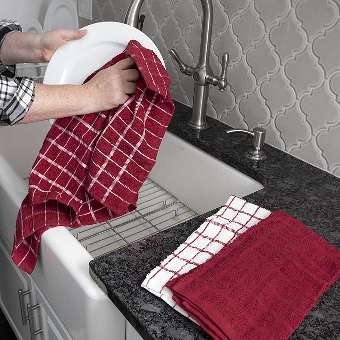 Ritz Premium 3-Pack Kitchen Towel & 6-Pack Dish Cloth Set
