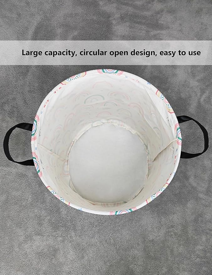 QUEENLALA Large Storage Basket, Laundry Hamper/Bathroom/Home Decor/Collapsible