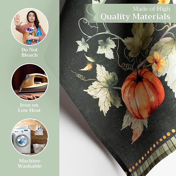 Maison d' Hermine Kitchen Towels Set of 3 100% Cotton 20" x 27.5" Reusable