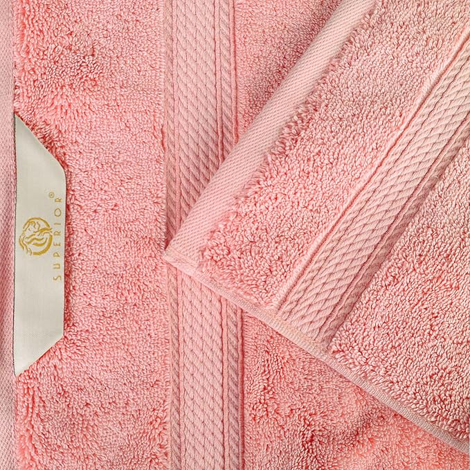 Superior Egyptian Cotton Pile Bath Towel Set of 4, Ultra Soft Luxury Towels