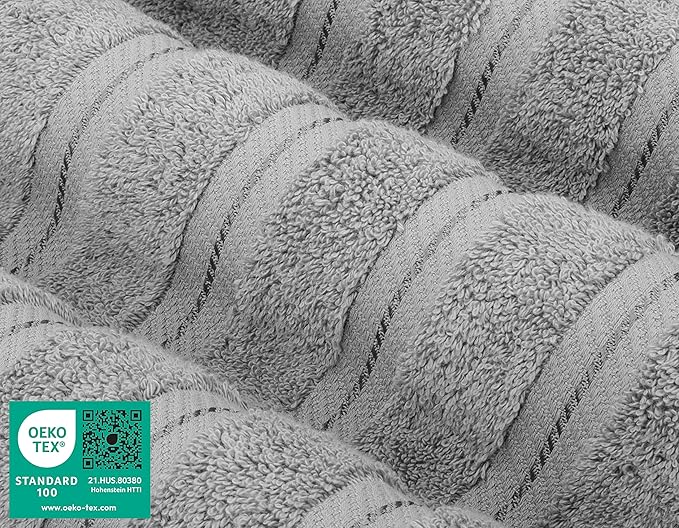 American Soft Linen Luxury 4 Piece Bath Towel Set, 600 GSM 100% Cotton Turkish