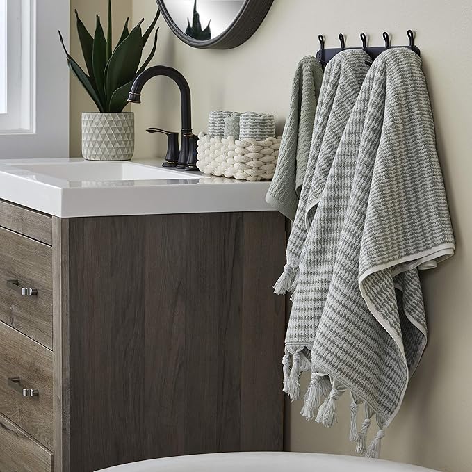 SKL Home Longborough 100% Turkish Cotton Premium 2-Piece Hand Towel Set