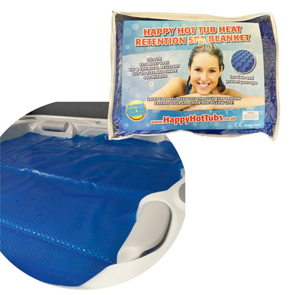 Happy Hot Tubs Quality 7ft x 7ft. Thermal Floating Spa Blanket Hot Tub Cover 400 Micron Bubble