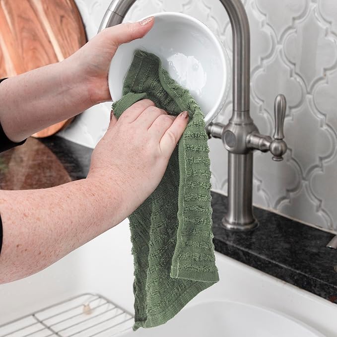 Ritz Royale Collection 100% Combed Terry Cotton, Highly Absorbent, Kitchen Dish