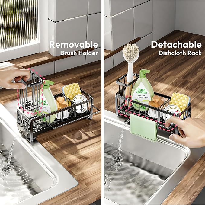 SWTYMIKI Sponge Holder for Kitchen Sink