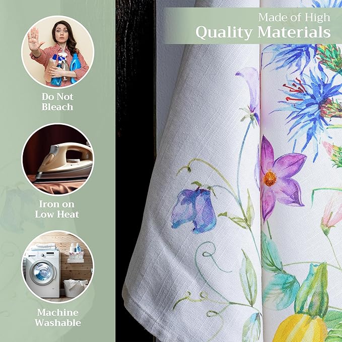 Maison d' Hermine Kitchen Towels Set of 3 100% Cotton 27.50" x 20" Reusable