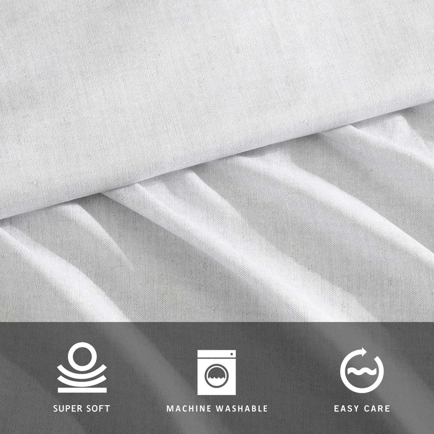 Kenneth Cole - Queen Sheet Set, Super Soft Wrinkle-Resistant Bedding with Bonus Pillowcases, Modern Home Decor, Oeko-Tex Certified (Almost Motivated Grey, Queen)
