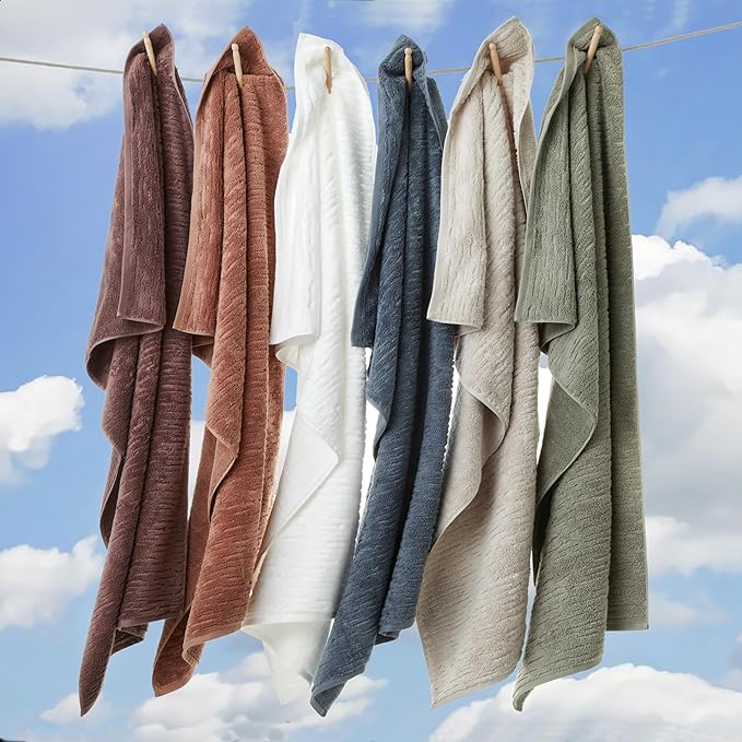SKL Home CloudSoft Cotton Luxury Bath Towel, Soft Plum