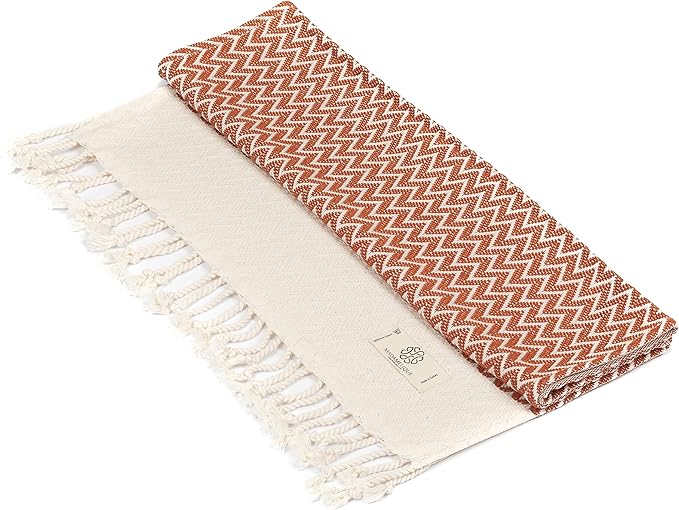 Madamelique Exclusive Hand Towels Set of 2-18 x 40 Inches