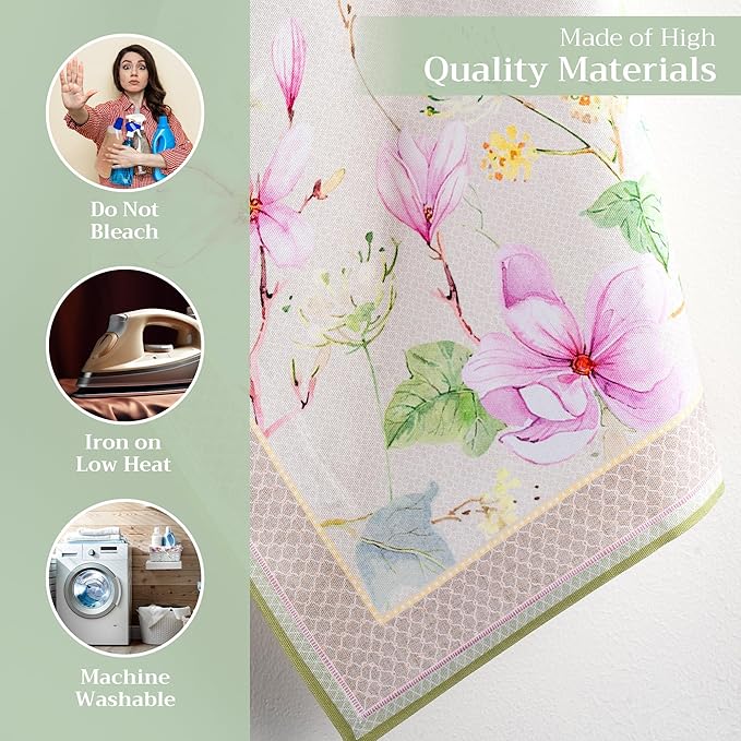 Maison d' Hermine Kitchen Towels Set of 3 100% Cotton 27.50" x 20" Reusable