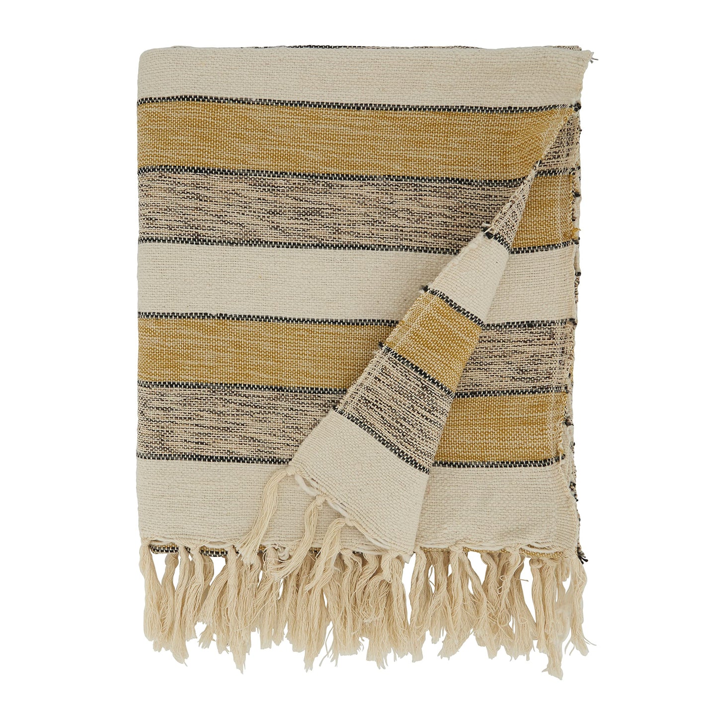 SARO LIFESTYLE Striped Design Throw Blanket