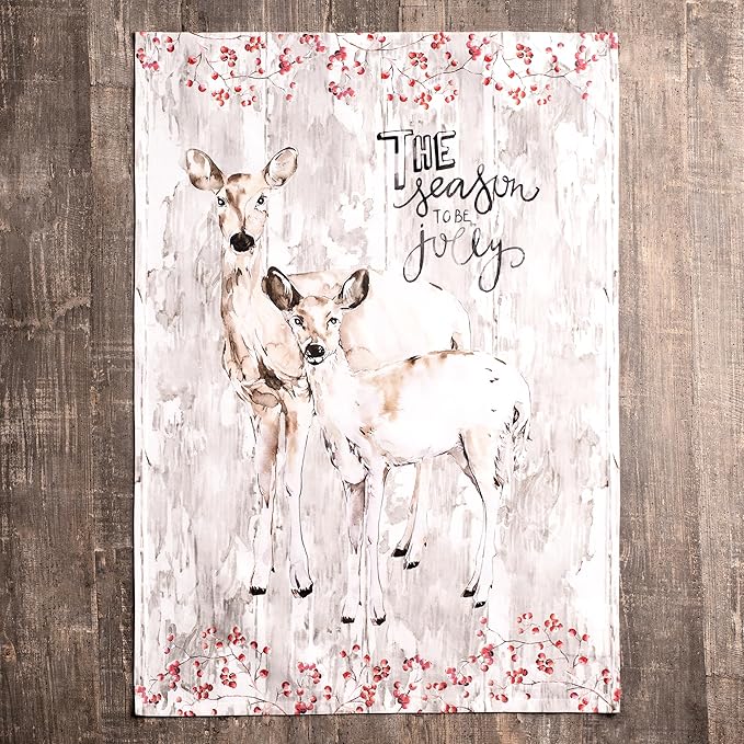 Maison d' Hermine Kitchen Towels Set of 3 100% Cotton 20" x 27.5" Reusable