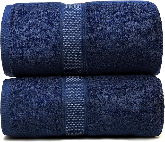 Fluffy Cotton Bath Towels Set650GSM, 2-Piece Set, Thickened and Enlarged