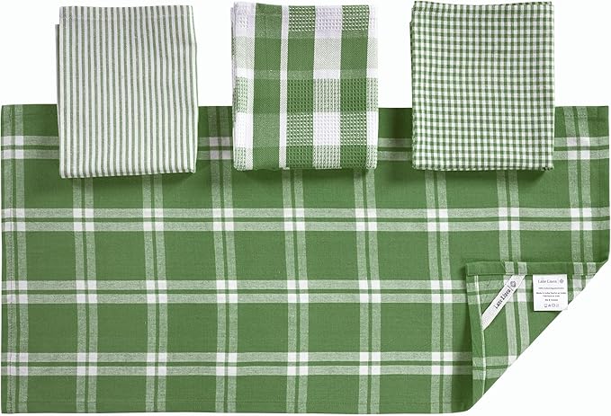 LANE LINEN 100% Cotton Kitchen Dish Cloths, Ultra Soft Absorbent Quick Drying