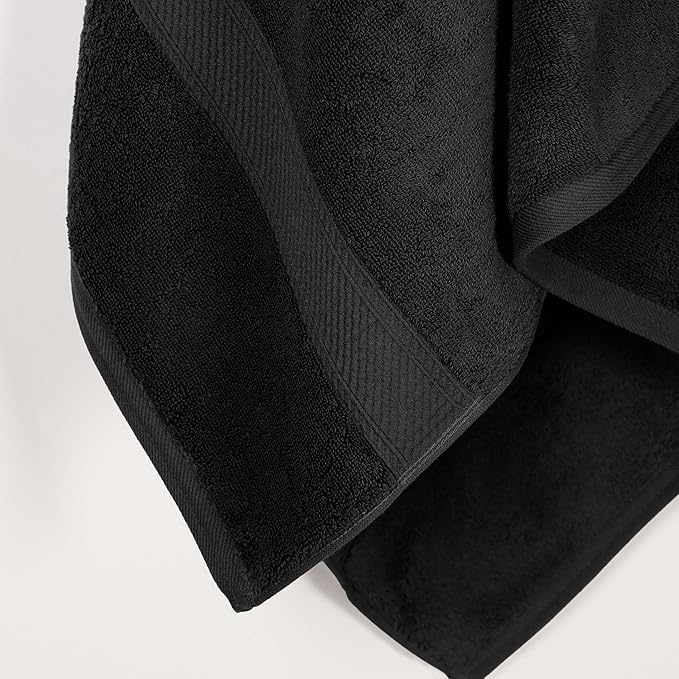 SUPERIOR Egyptian Cotton Pile Bath Towel Set of 2, Ultra Soft Luxury Towels