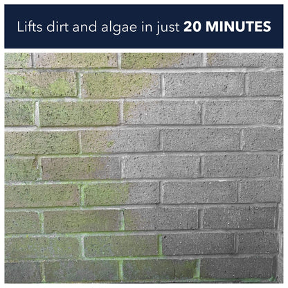 Spear and Jackson - 5 Litres Concentrate - Path Patio and Decking Cleaner - Green Algae and Mould Remover - Pressure Washer Detergent