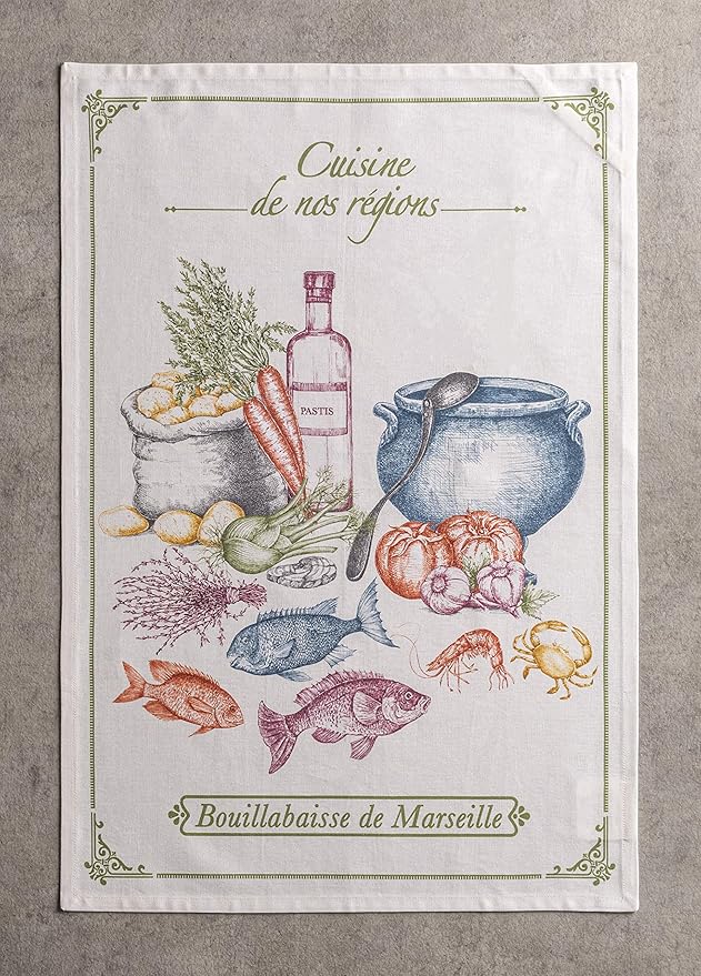 Maison d' Hermine Kitchen Towels Set of 3 100% Cotton 27.50" x 20" Reusable