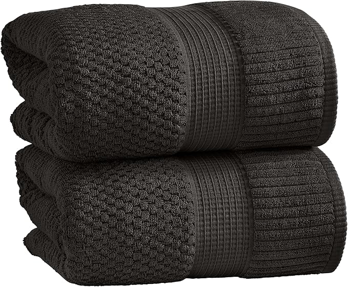 NY Loft 100% Cotton 2 Pack Bath Sheet Towel Set | Extra Large Oversize Bath