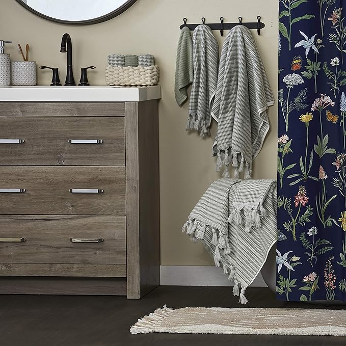 SKL Home Longborough 100% Turkish Cotton Premium 2-Piece Hand Towel Set