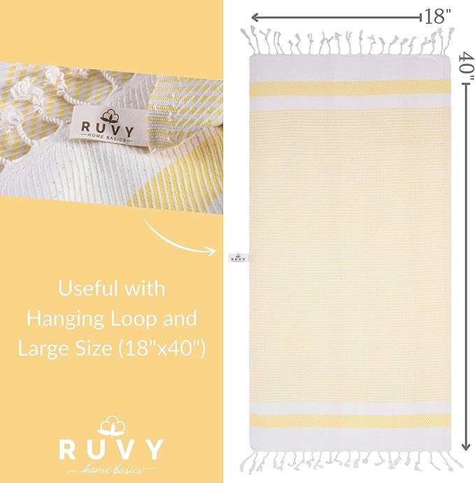 Ruvy Home Basics Turkish Hand Towels