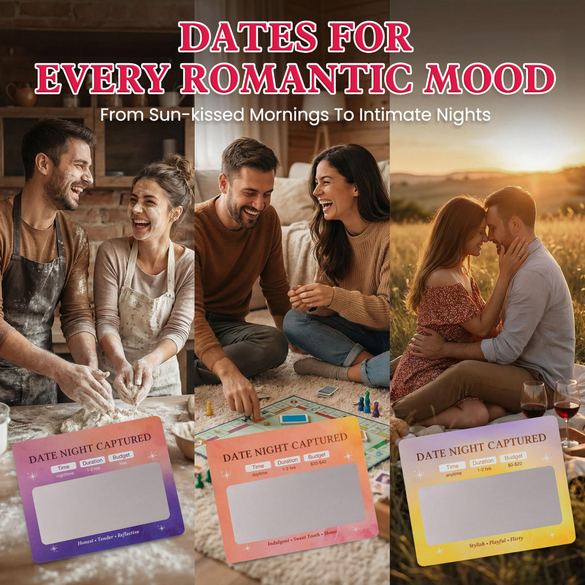 ARVEXO 45 Fun and Romantic Scratch Off Date Night Ideas for Him Her - Date Night Captured 45 Scratch Off Cards For Couples With Digital Scrapbook - Anniversary Wedding Gifts For Men Women Husband Wife