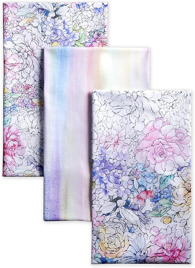 Maison d' Hermine Kitchen Towels Set of 3 100% Cotton 27.50" x 20" Reusable