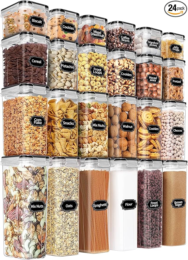 PRAKI Airtight Food Storage Containers Set