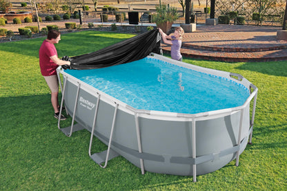 Bestway | Oval Pool Cover for Above Ground Pools, 4.27m x 2.50m, Black