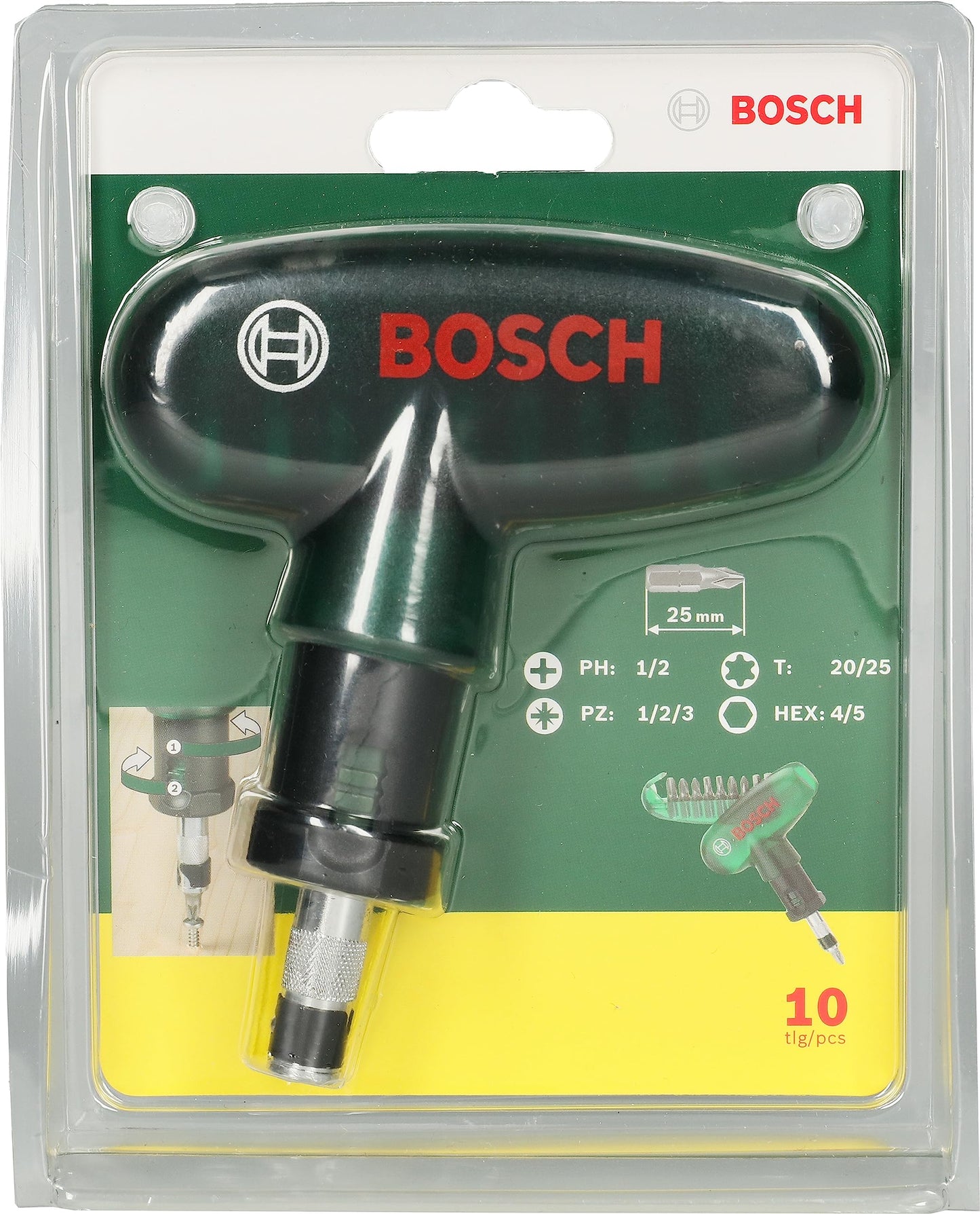Bosch 2607019510 10 Piece Screwdriver Set