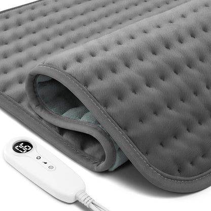 XXXL Heating Pad for Back & Women, Electric Large Heating Pads for Period Cramps Shoulder Neck Legs Pain Relief, 17"x33" King Size Heat Pad, Auto Off, Birthday Mother’s Day Gifts for Mom Dad Women Men