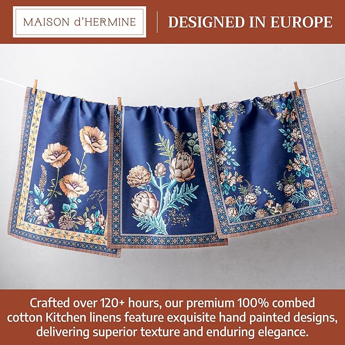 Maison d' Hermine Kitchen Towel 100% Combed Cotton Premium Easter Dishtowel