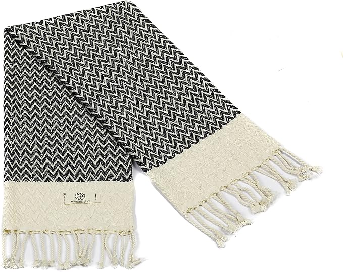 Madamelique Exclusive Hand Towels Set of 2-18 x 40 Inches