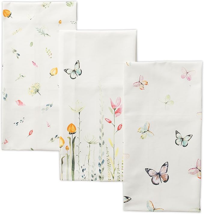 Maison d' Hermine Kitchen Towels Set of 3 100% Cotton 27.50" x 20" Reusable