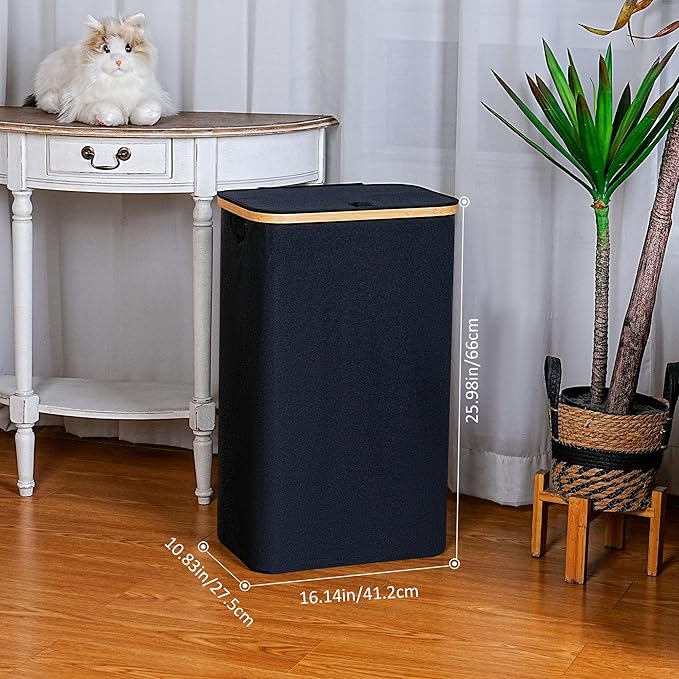 75L Slim Laundry Hamper, Narrow Laundry Basket