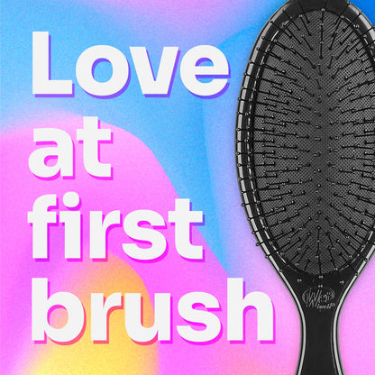 Wet Brush Original Detangler Brush Ghostly Style Kit, Ultra-Soft IntelliFlex Bristles, Detangling Brush Glides Through Tangles For All Hair Types (Wet Dry & Damaged), 1 Hairbrush & 1 Claw Clip