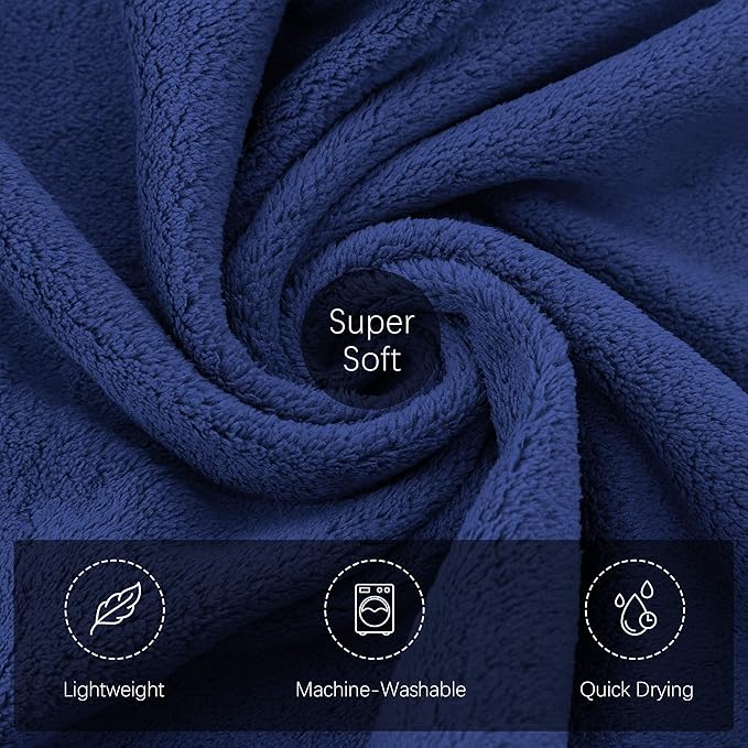 TENSTARS Luxury Silk Hemming Towel Set