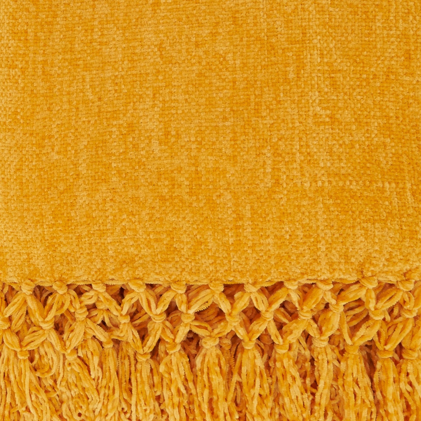 SARO LIFESTYLE Sevan Collection Knotted Chenille Throw Blanket, 50" x 60", Blush