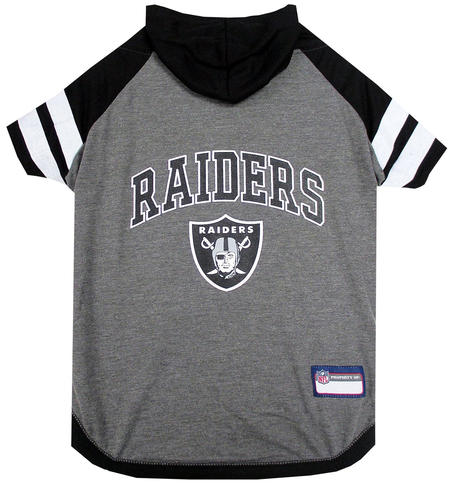 Pets First NFL Oakland Raiders Hoodie for Dogs & Cats. | NFL Football Licensed Dog Hoody Tee Shirt, Small| Sports Hoody T-Shirt for Pets | Licensed Sporty Dog Shirt