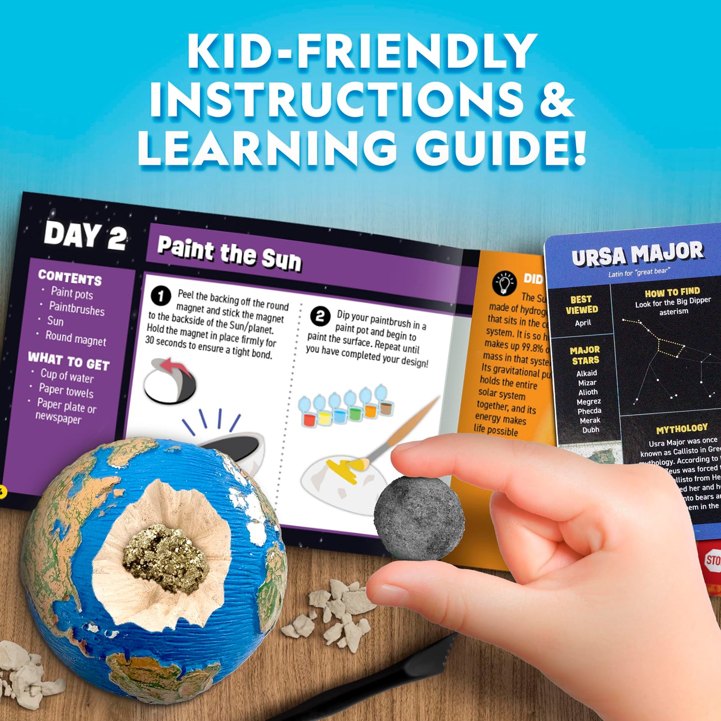 NATIONAL GEOGRAPHIC Outer Space Christmas Advent Calendar 2025 for Boys and Girls – 24 Days of Space-Themed Experiments, Crafts & Activities, Christmas Countdown Calendar for Kids